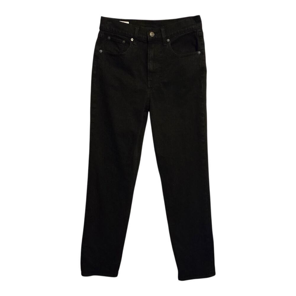 Gap Jeans Womens Size 2R Black Sky High Straight Leg Neutral Normcore Capsule